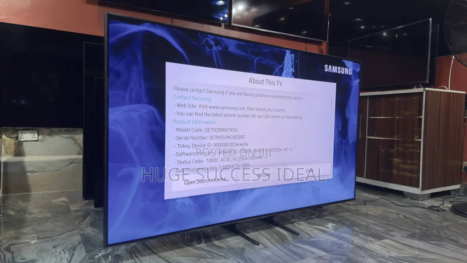 Samsung 75 Inch Q90r Series Smart Ultra Hd HDR Tv With Alexa