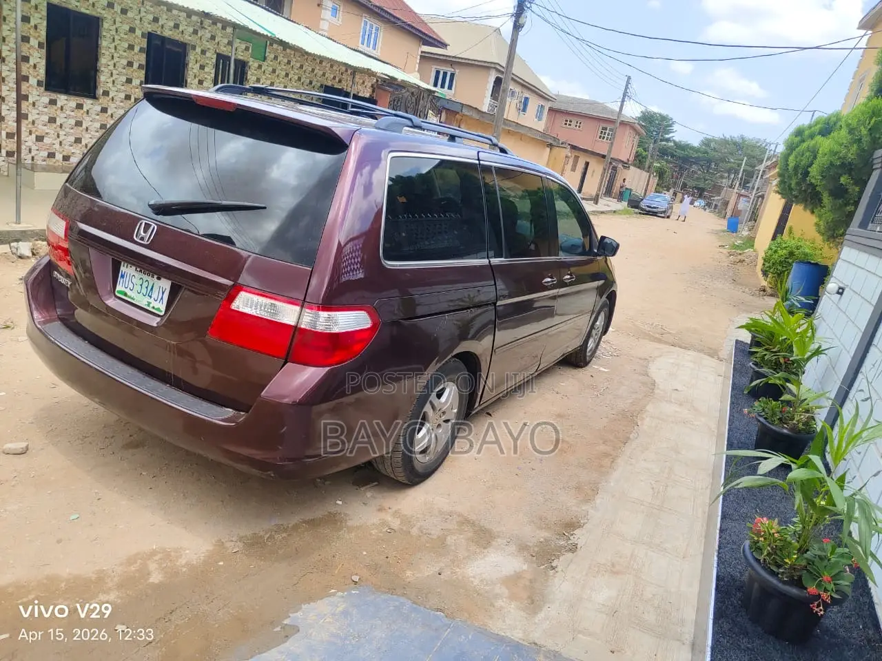 Honda Odyssey Touring 2008 Red