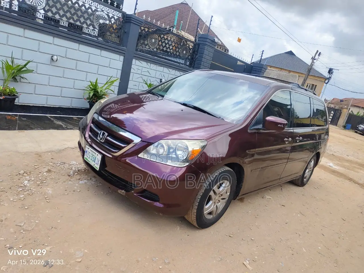 Honda Odyssey Touring 2008 Red