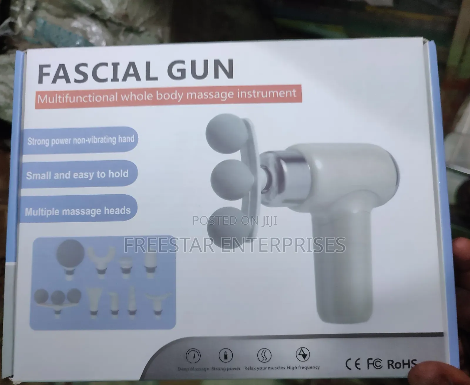 Fascial Gun Massager. Face Body Massager.