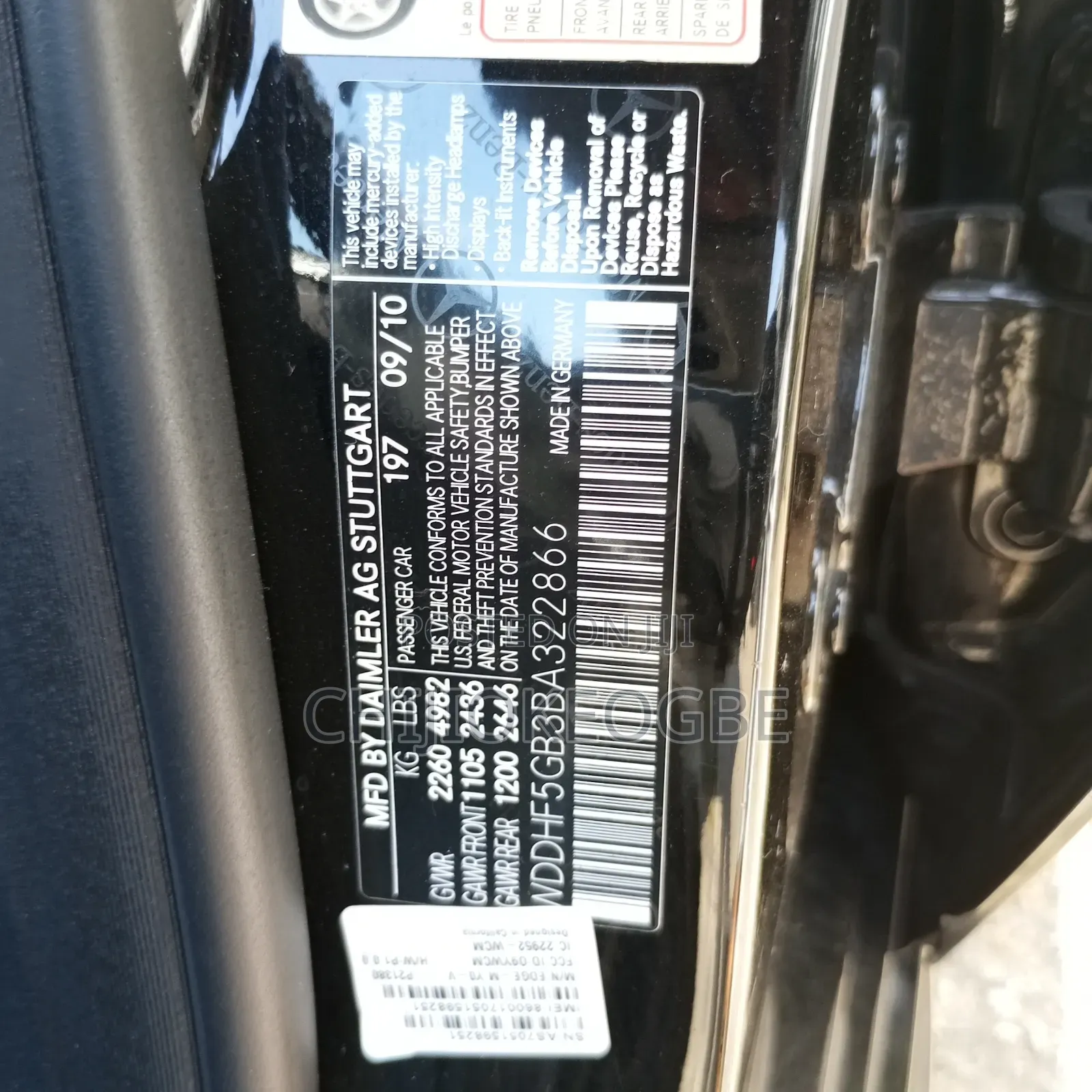 Mercedes-Benz E350 2011 Black