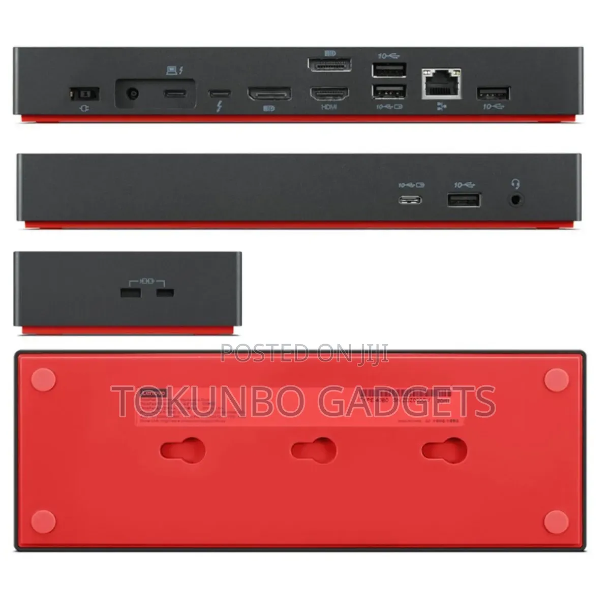Lenovo Thinkpad Universal Thunderbolt 4 Dock Station With Accessories