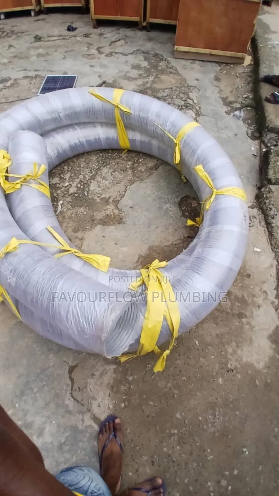 6-Inch Heavy Duty PVC Steel Wire Reinforced Suction Hose – 20 Meters