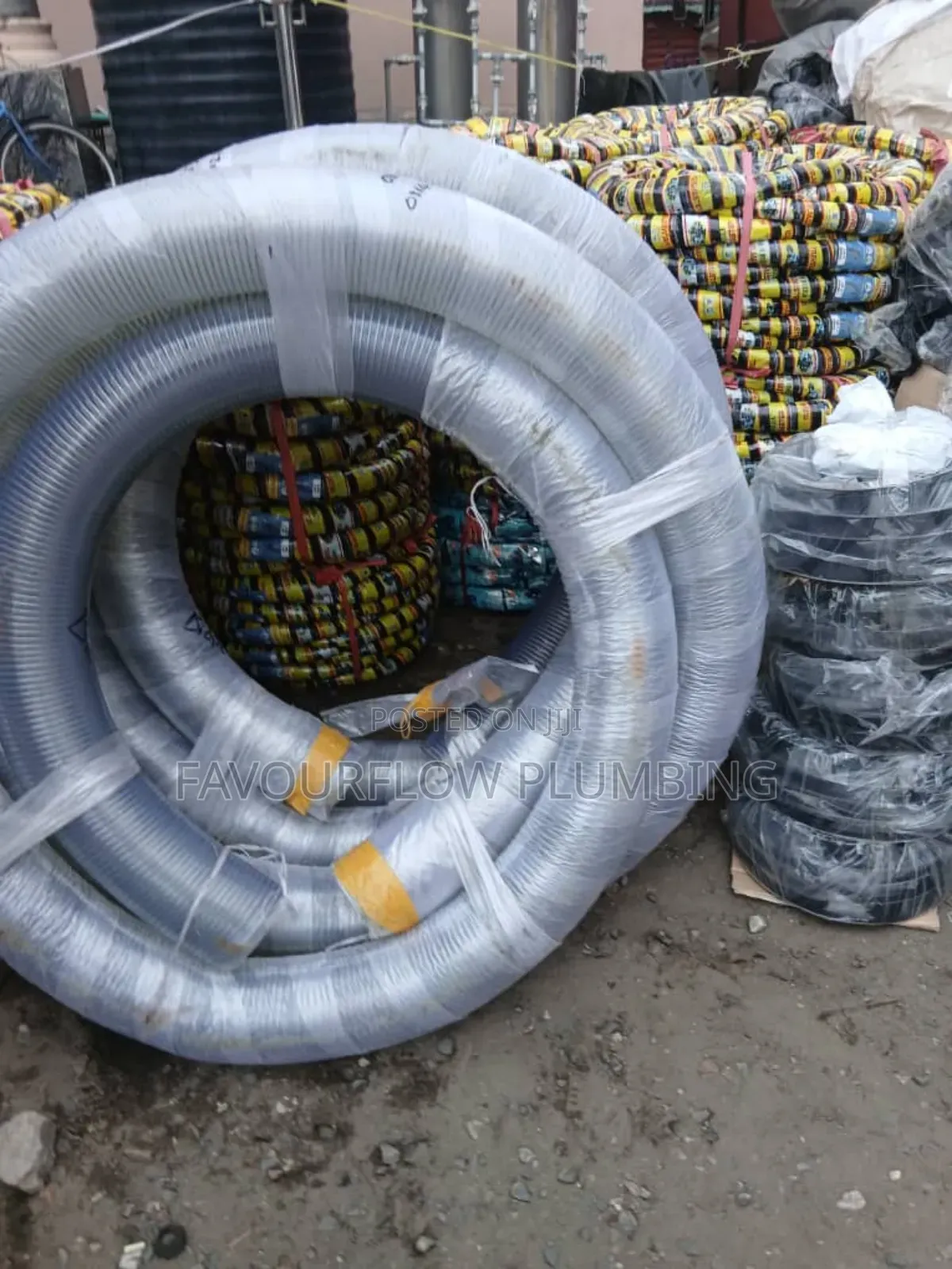 6-Inch Heavy Duty PVC Steel Wire Reinforced Suction Hose – 20 Meters