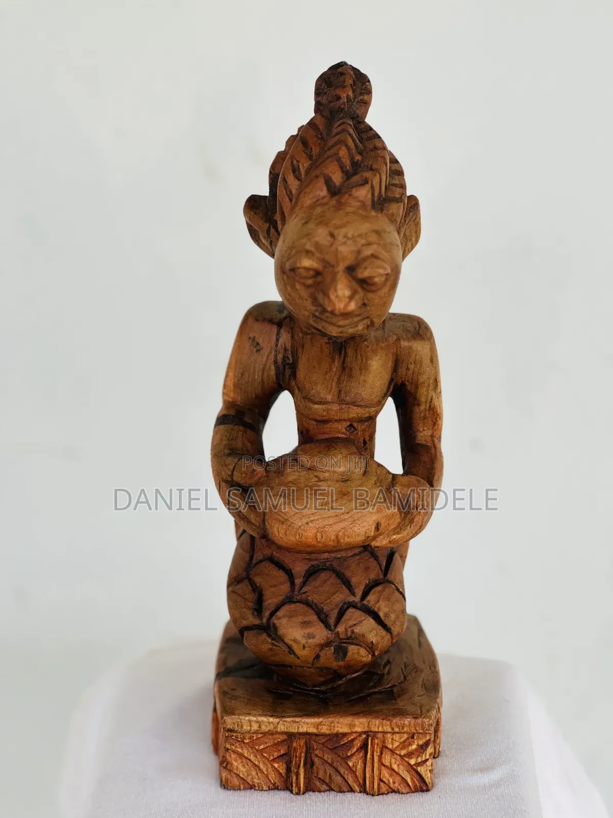 Yoruba Traditional Wood Sculpture "Yemoja"