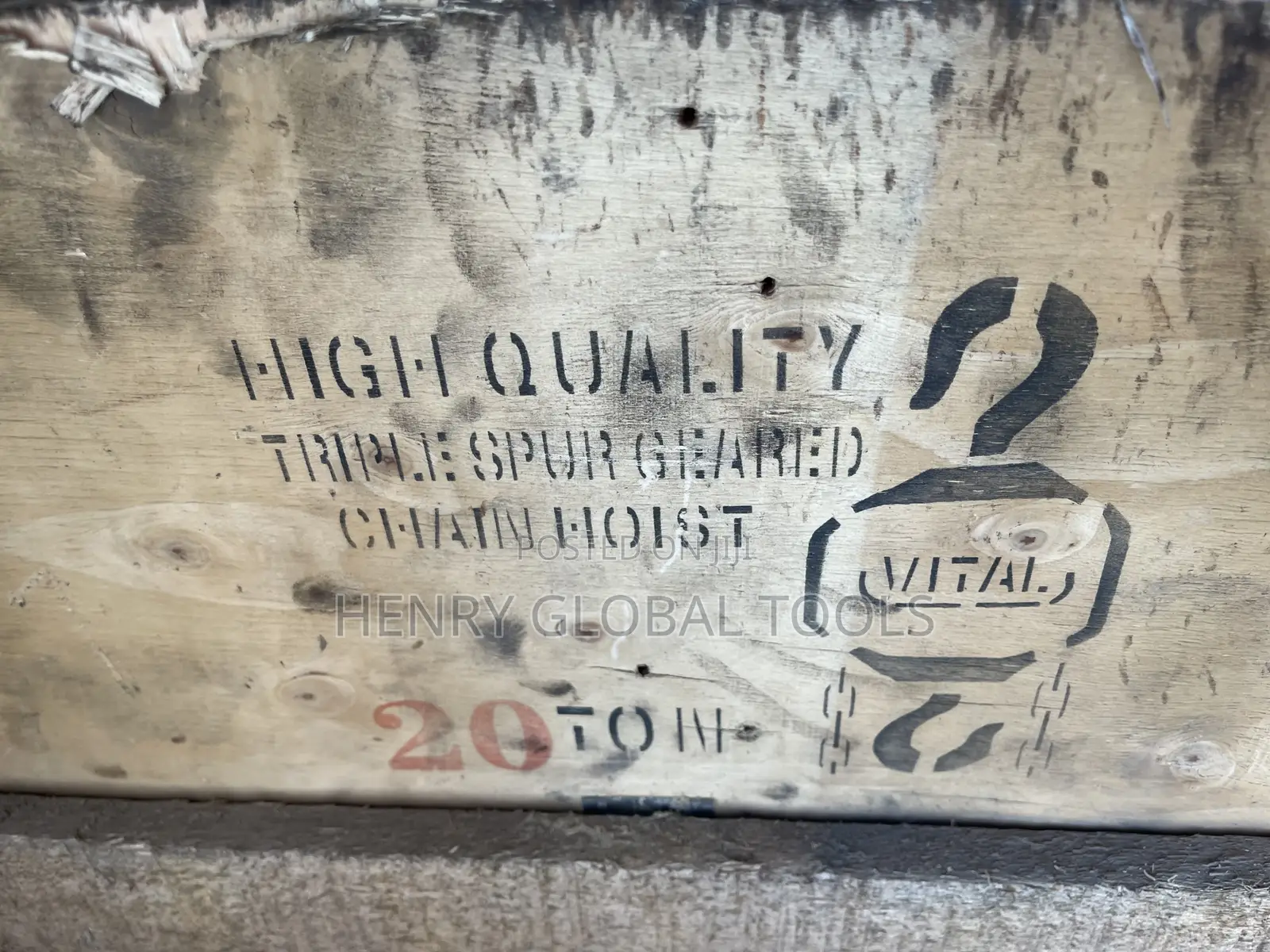 2tonx3meter Vital Heavy Duty Chain Block