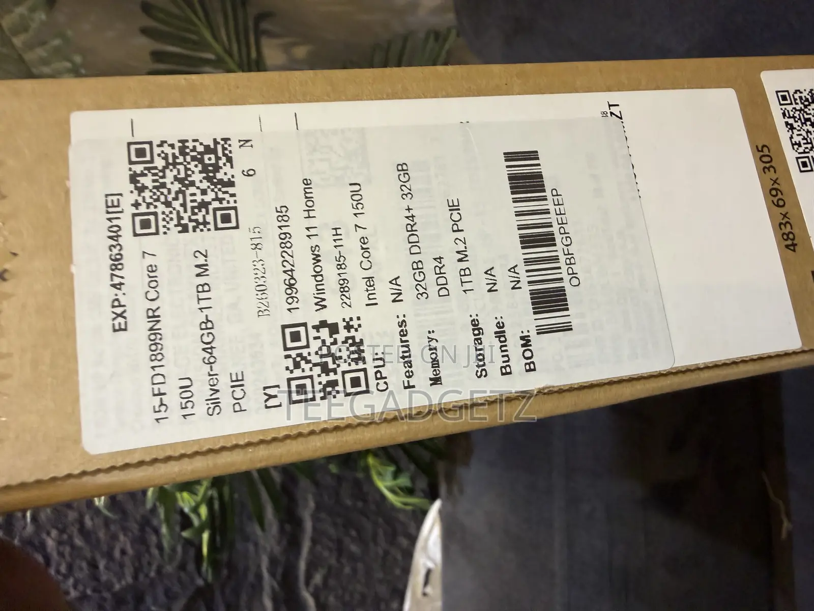 New Laptop HP 15 64GB Intel Core i7 SSD 1T