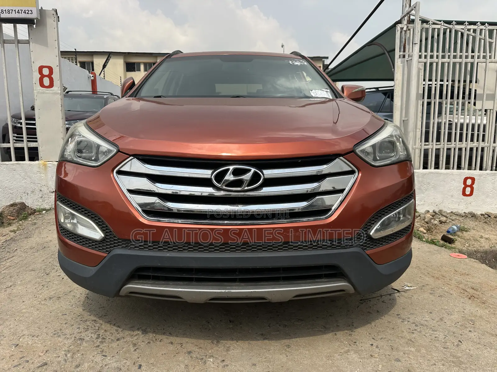 Hyundai Santa Fe GLS 4dr SUV (3.3L 6cyl 6A) 2014 Orange