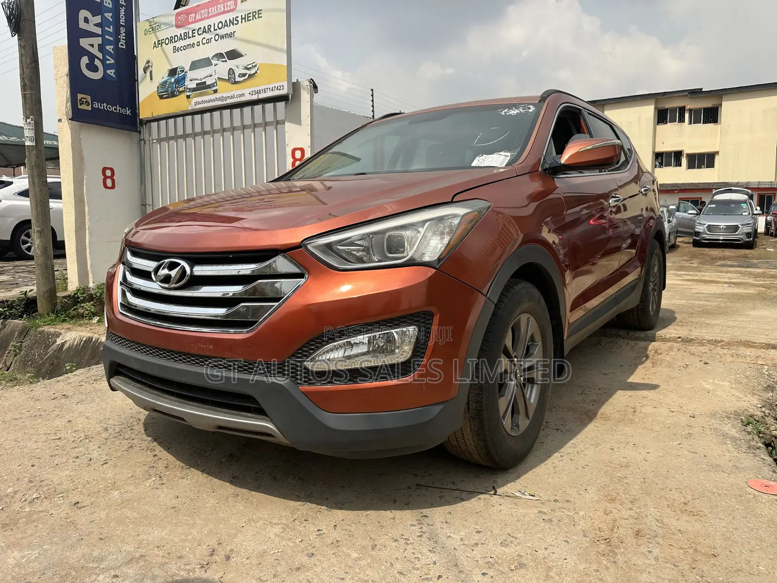 Hyundai Santa Fe GLS 4dr SUV (3.3L 6cyl 6A) 2014 Orange