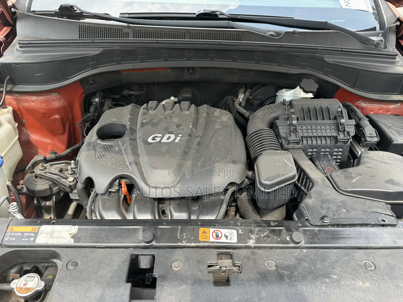 Hyundai Santa Fe GLS 4dr SUV (3.3L 6cyl 6A) 2014 Orange