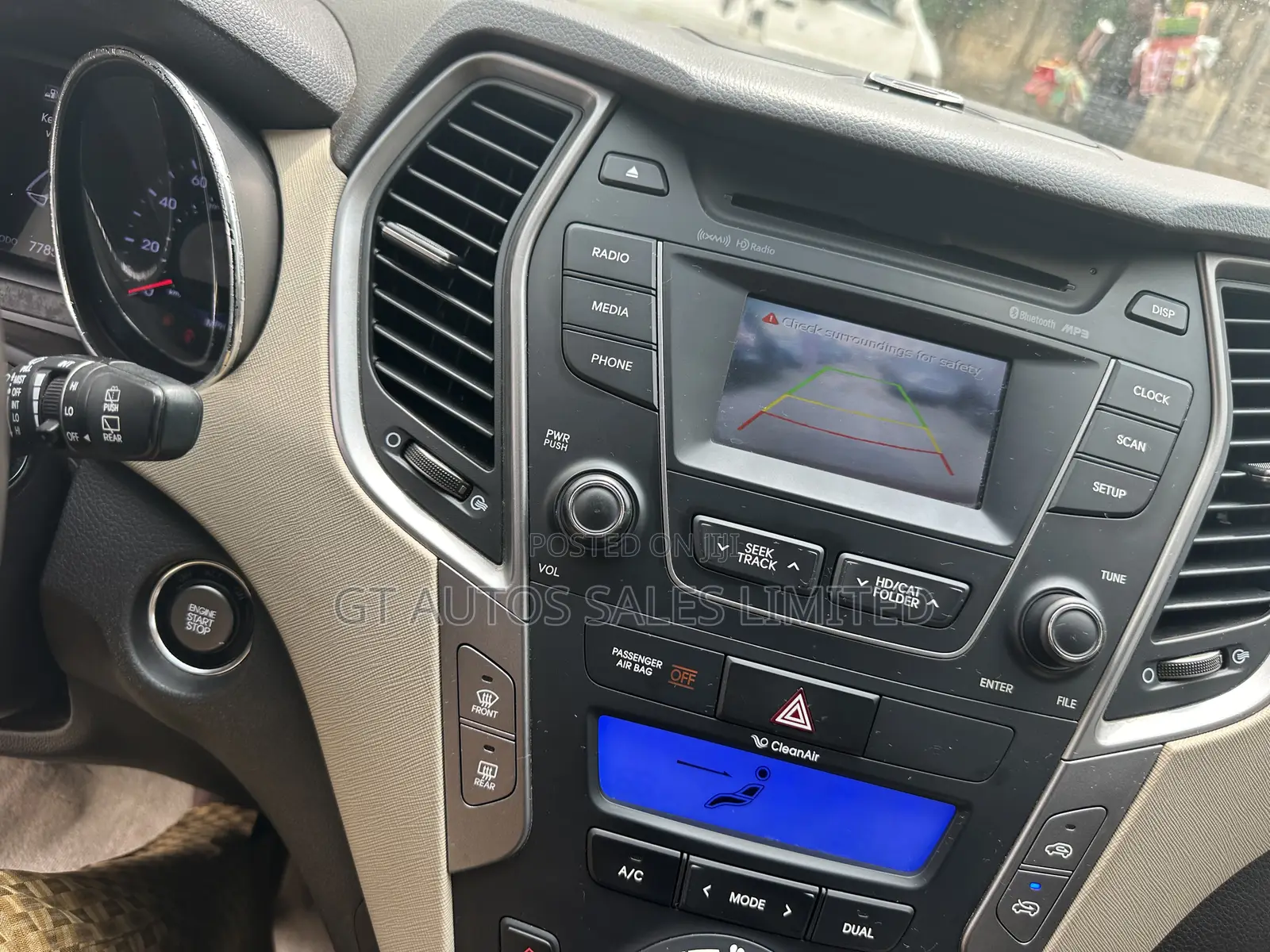 Hyundai Santa Fe GLS 4dr SUV (3.3L 6cyl 6A) 2014 Orange