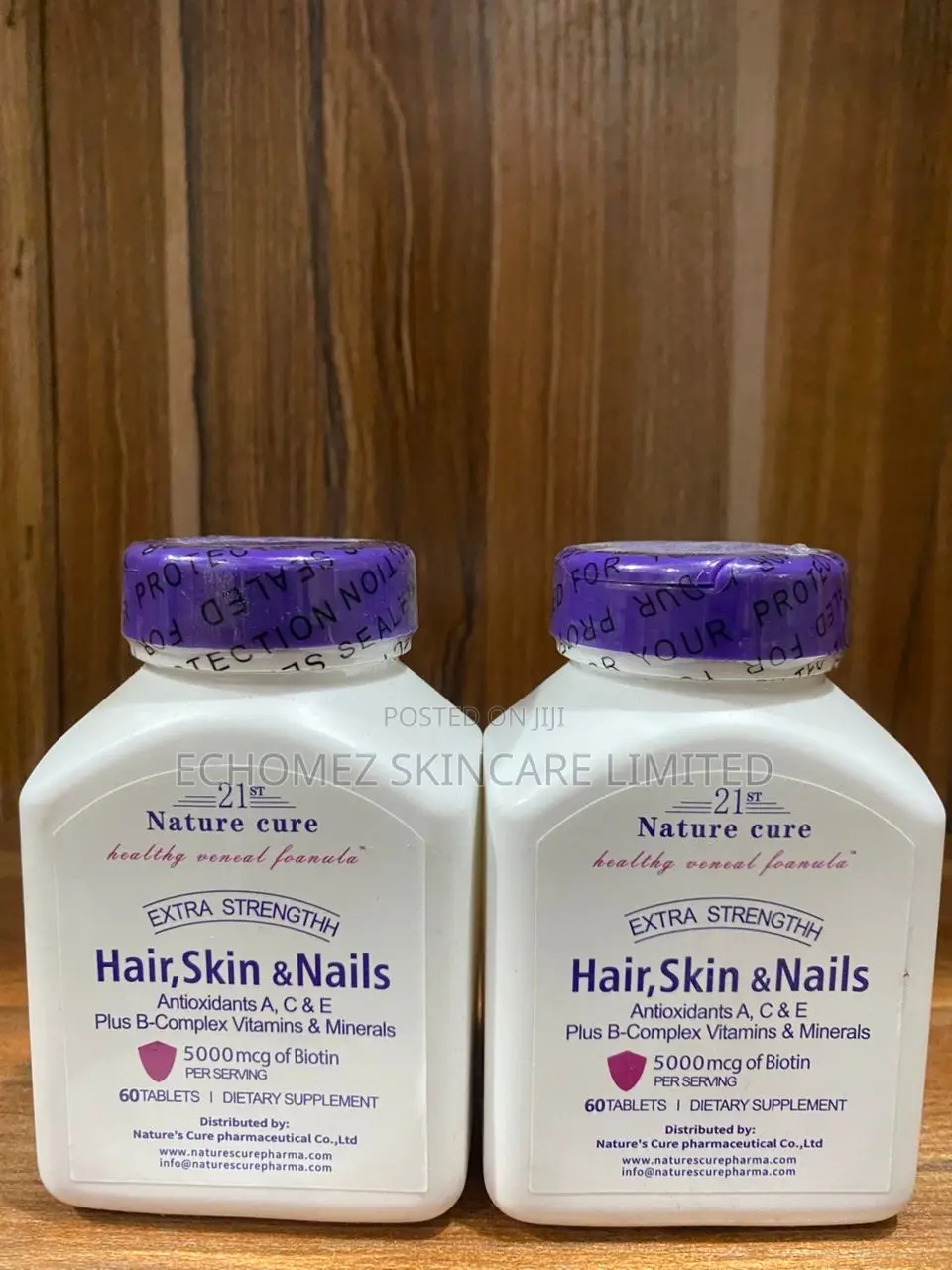 Extra Strenght Antioxidants 5000mcg of Biotin Dietary Supplements