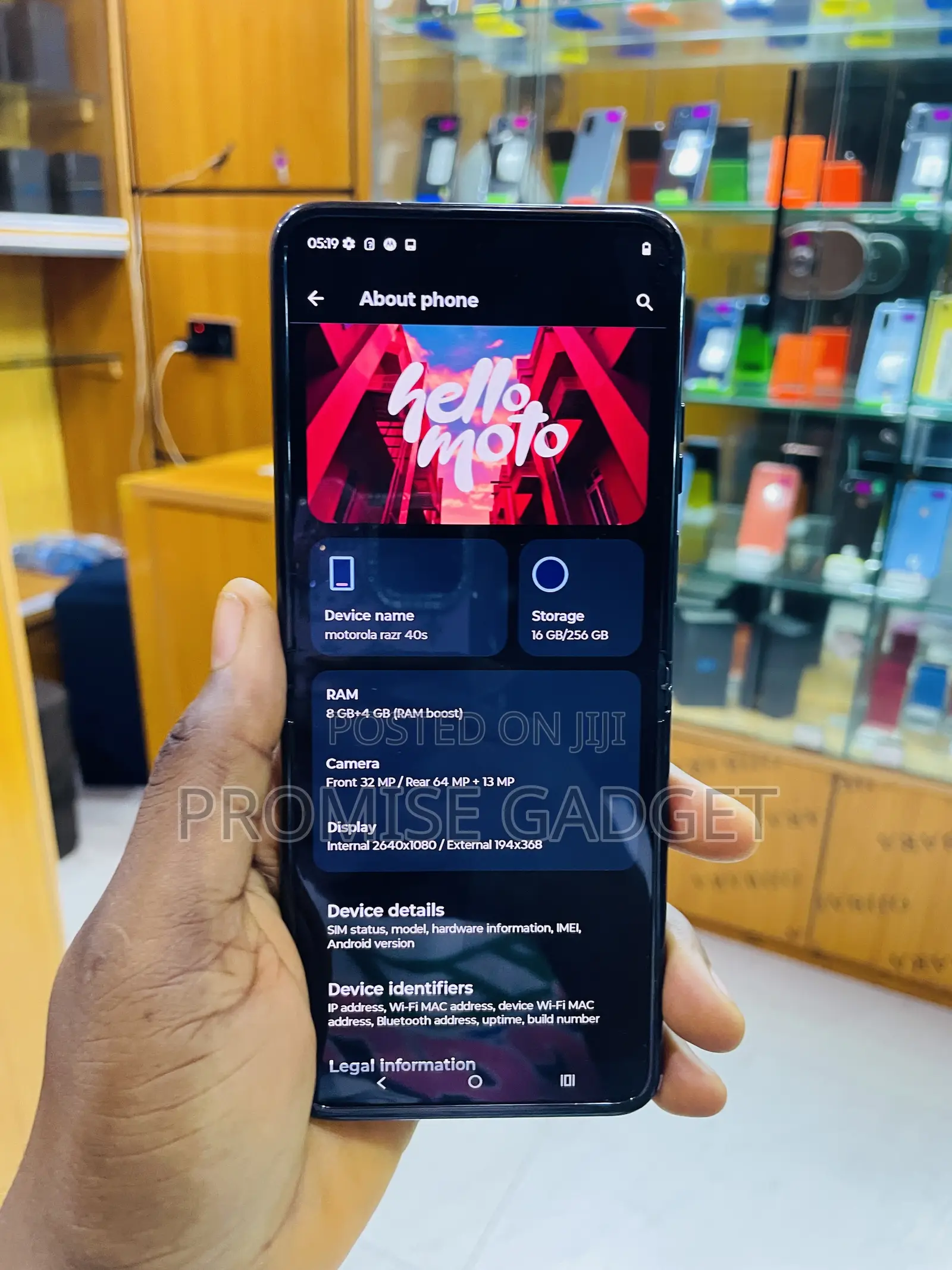 Motorola Razr 40s 256 GB Gray