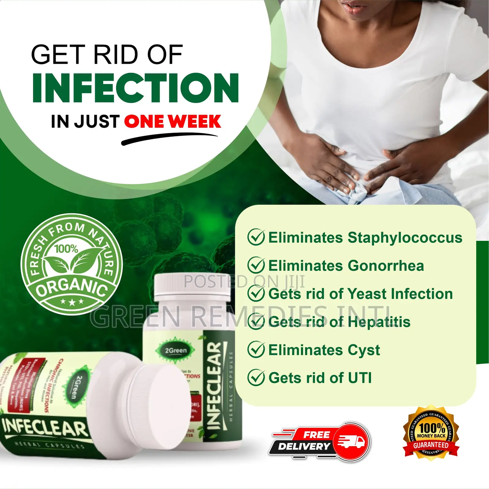 Clear All Types of Infections Naturally in Few Days