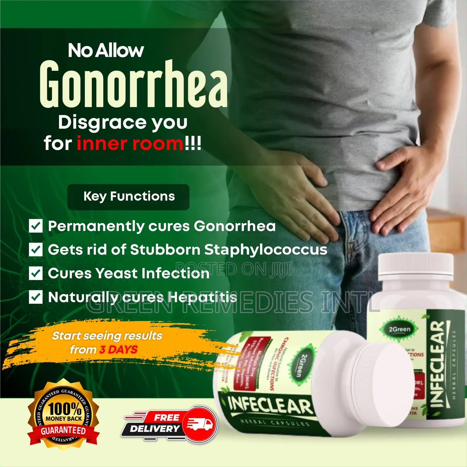 Clear All Types of Infections Naturally in Few Days