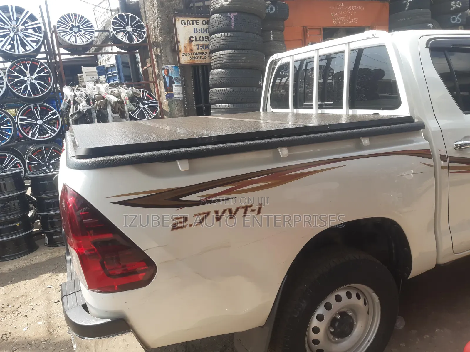 Boot Cover Hilux Fiber Folding