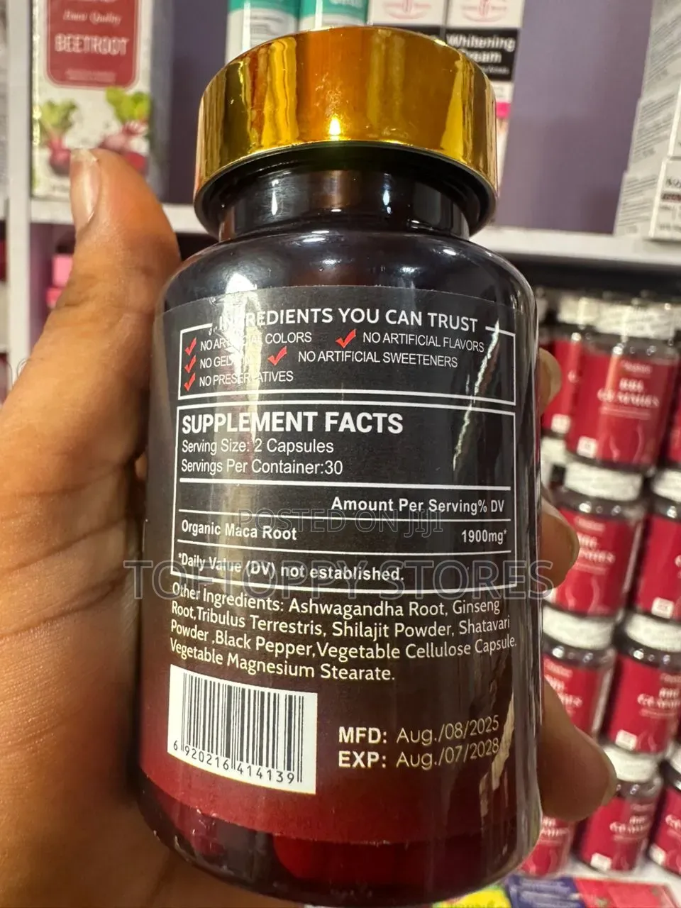 Maca Extra Energy/Strength Herbal Dietary Supplement