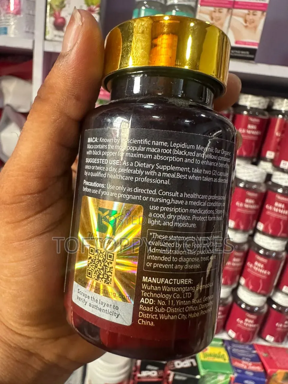 Maca Extra Energy/Strength Herbal Dietary Supplement