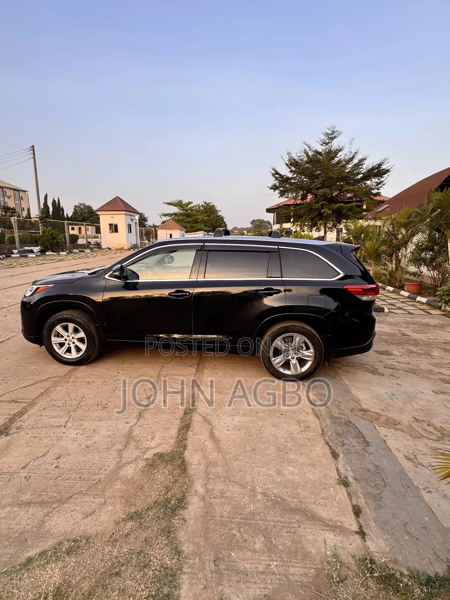 Toyota Highlander Limited V6 4x4 (3.5L 6cyl 6A) 2016 Black