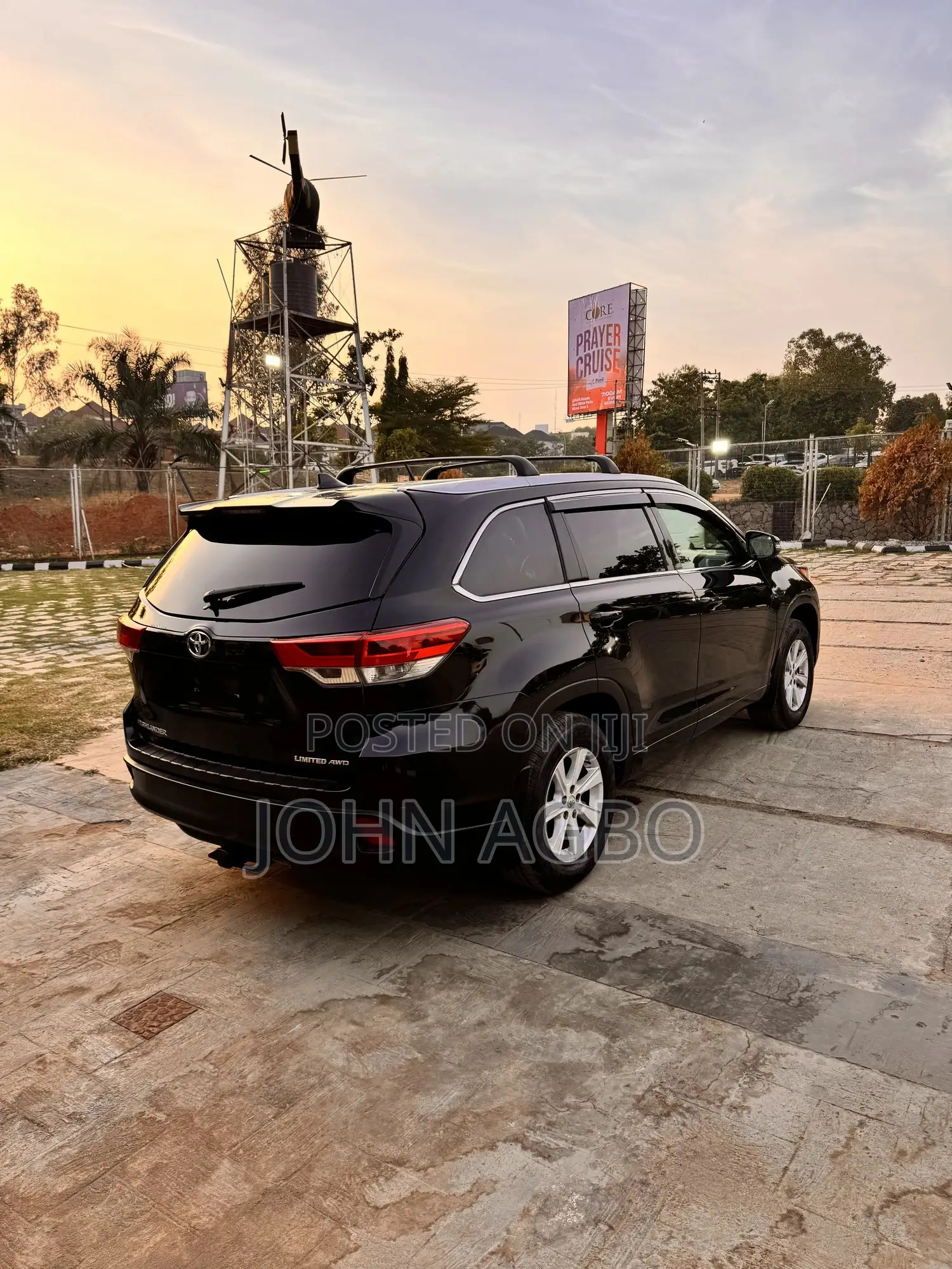 Toyota Highlander Limited V6 4x4 (3.5L 6cyl 6A) 2016 Black