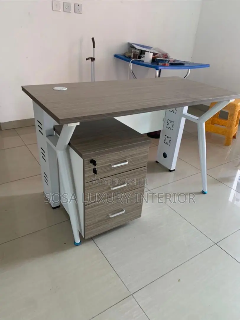 Premium Modern Office Desk With Drawers