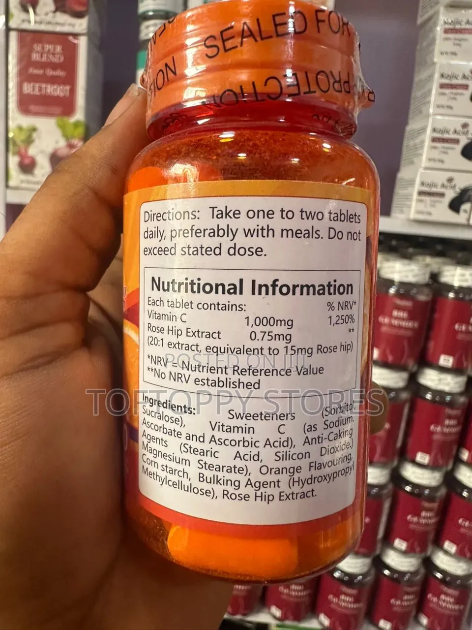 Acorbic C -1000mg Food Supplement With Sweetener