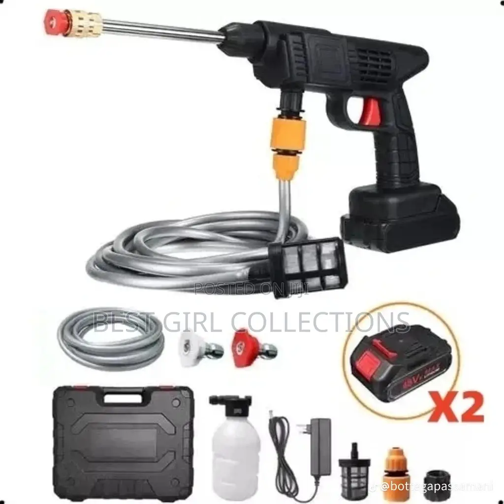Double Battery Pressure Washer With Free Hand Glove