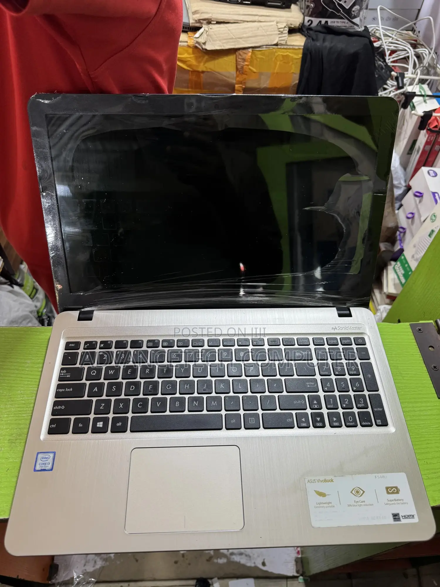 Laptop Asus F542UA 8GB Intel Core i3 SSD 128GB