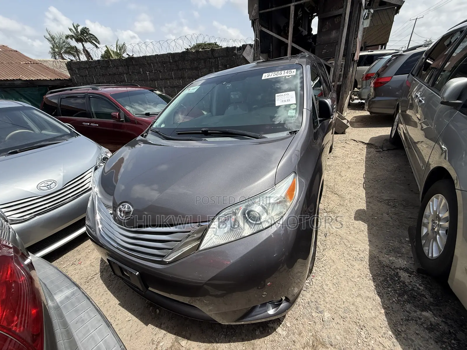 Toyota Sienna Limited 7 Passenger 2012 Gray