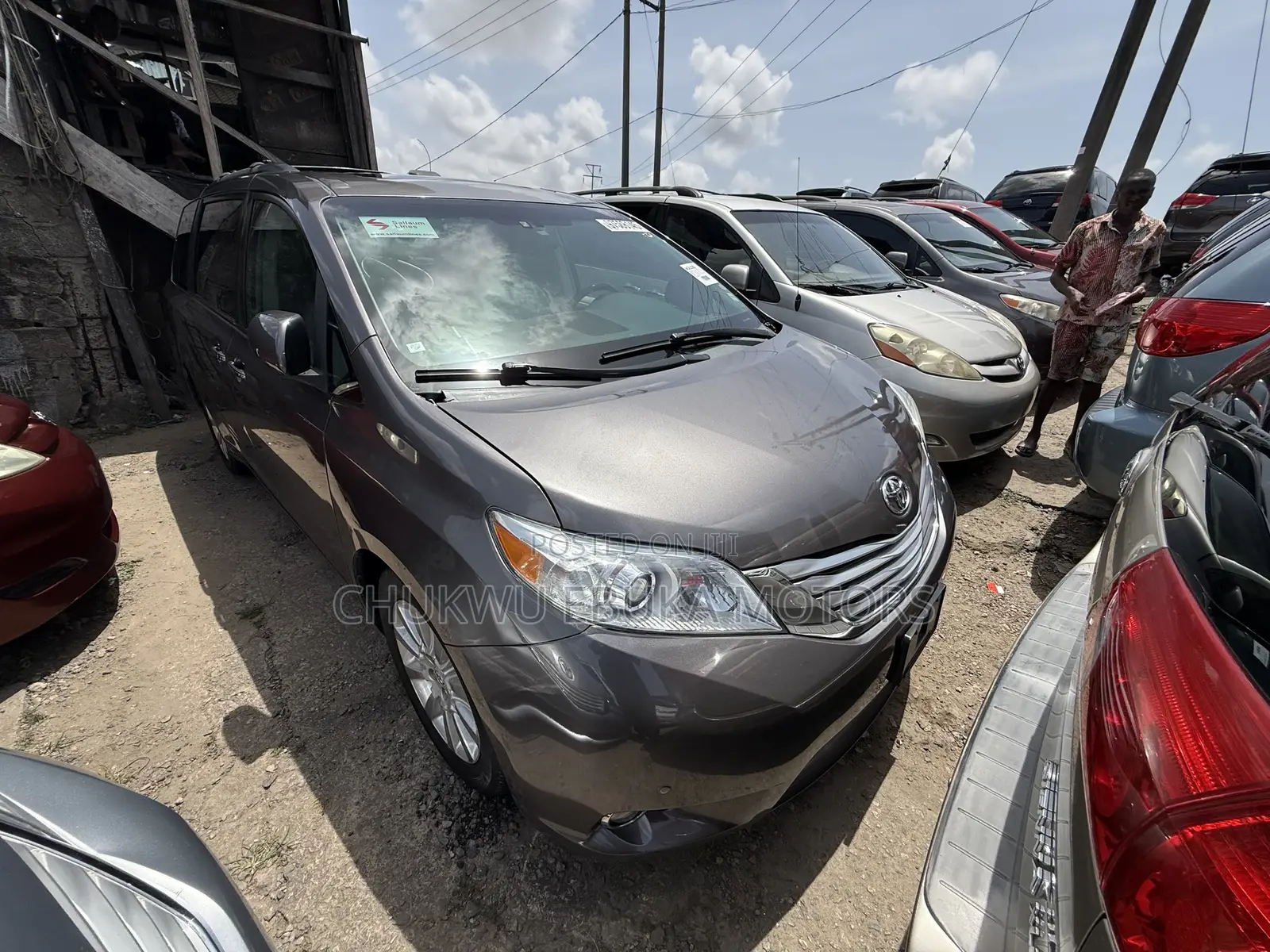 Toyota Sienna Limited 7 Passenger 2012 Gray