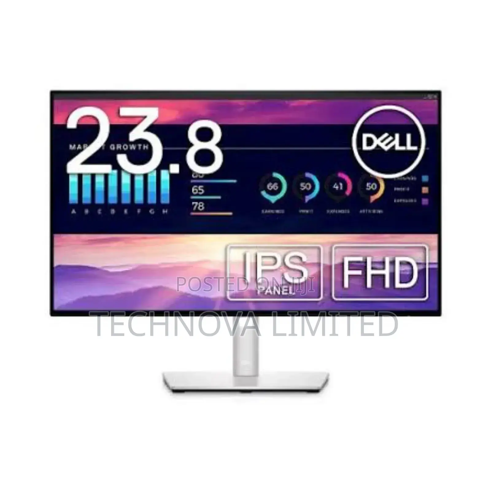 Dell Ultrasharp 23.8 Inch Adjustable Monitor FHD Infinity Edge -U2422h