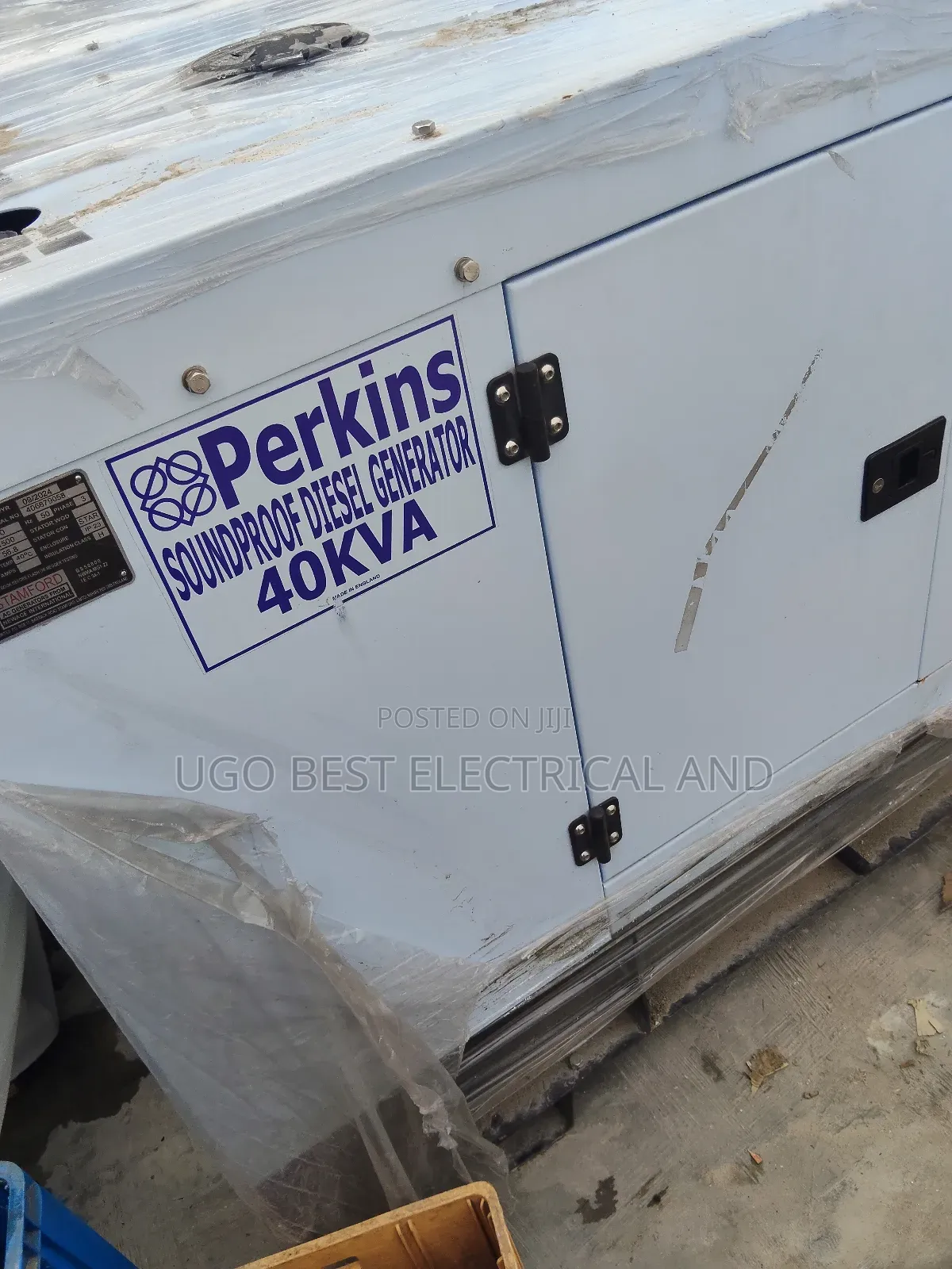 40kva Perkins Soundproof Generator  Copper Coil