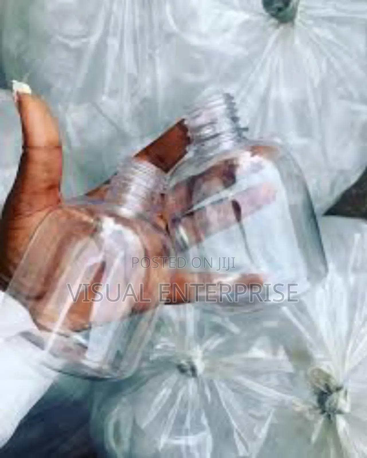 25cl Jasmine and Beverly Plain Plastic Bottles. 100pcs.
