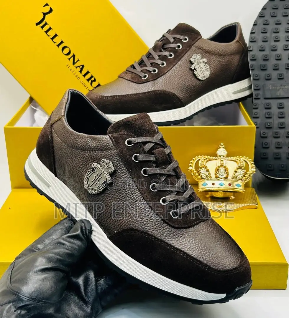 Original Billionaire Leather Sneakers