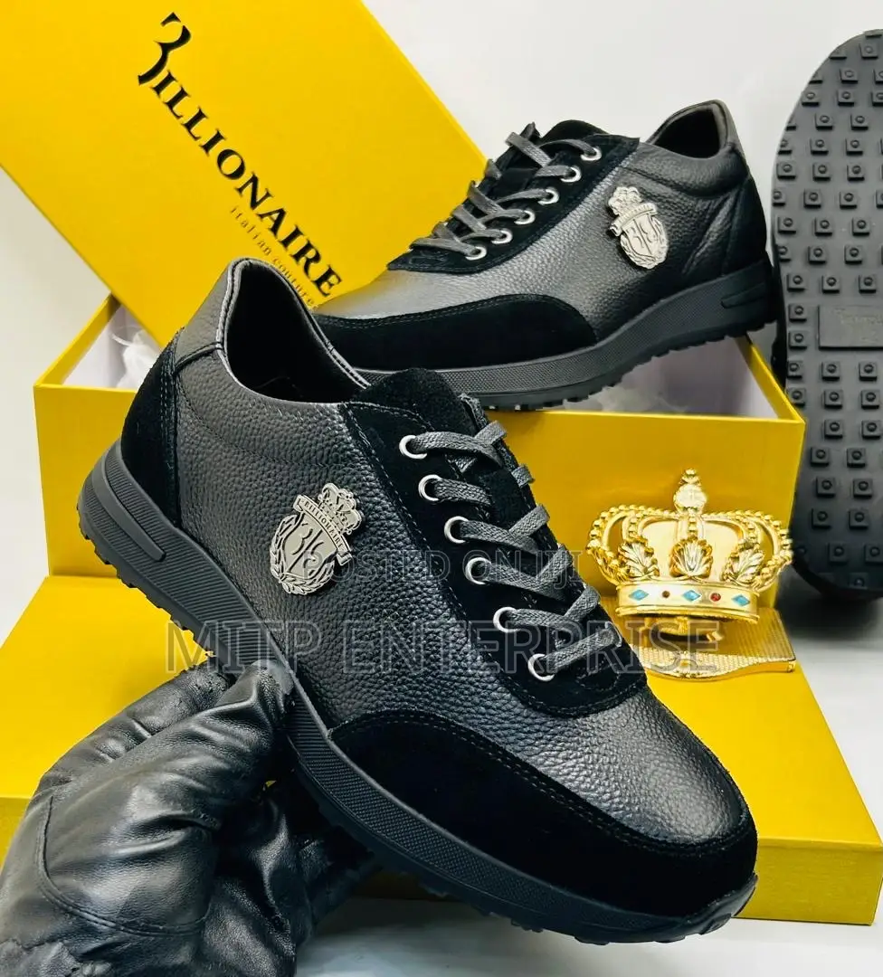 Original Billionaire Leather Sneakers