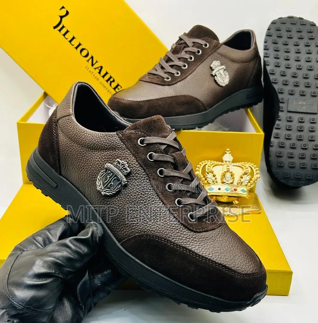 Original Billionaire Leather Sneakers