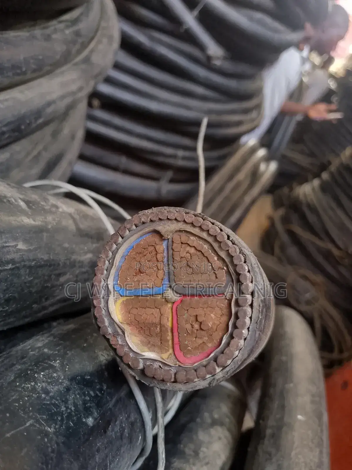 95mm 4core Armored Cable