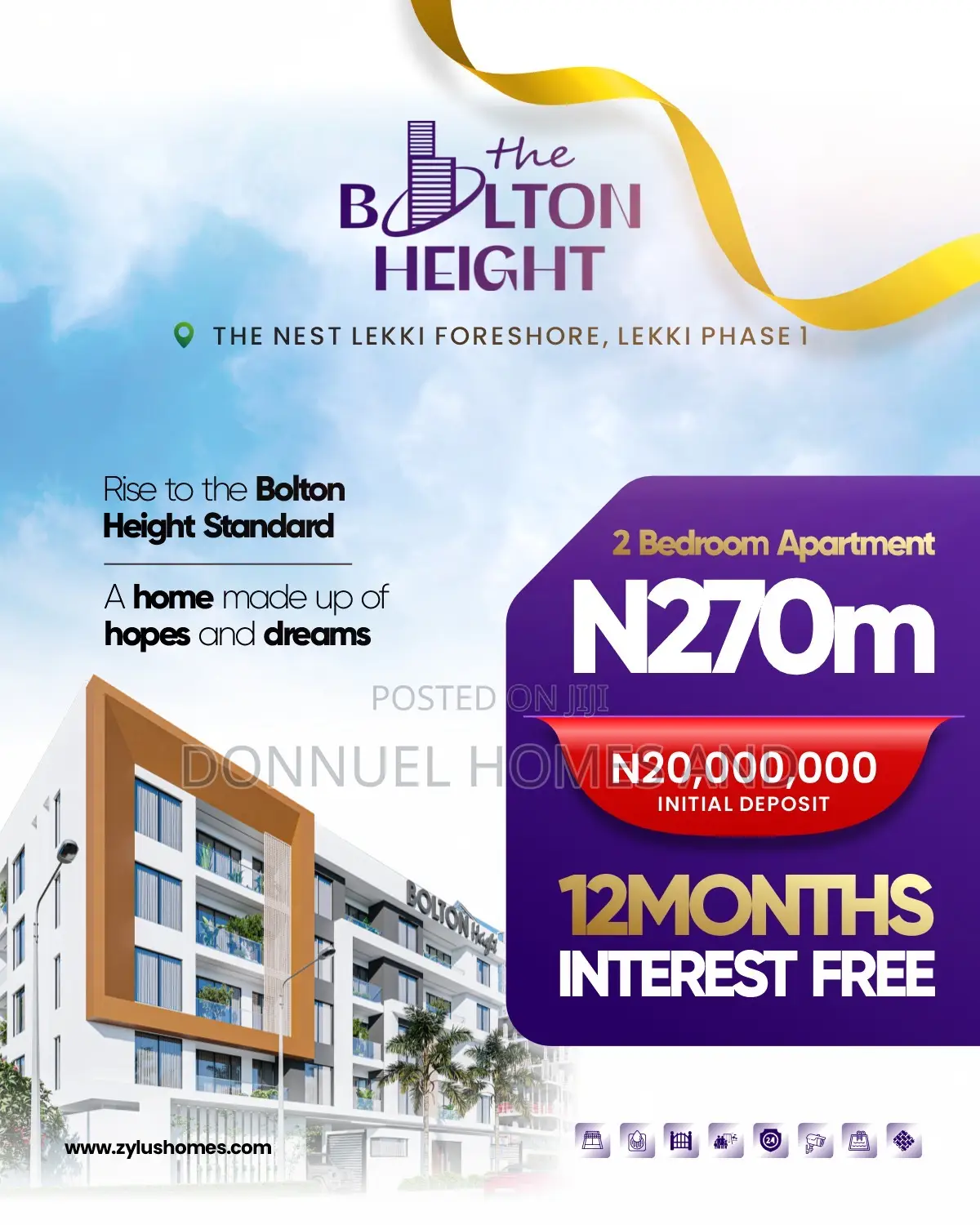 2bdrm Apartment in Bolton Height, Lekki Phase 1 for sale