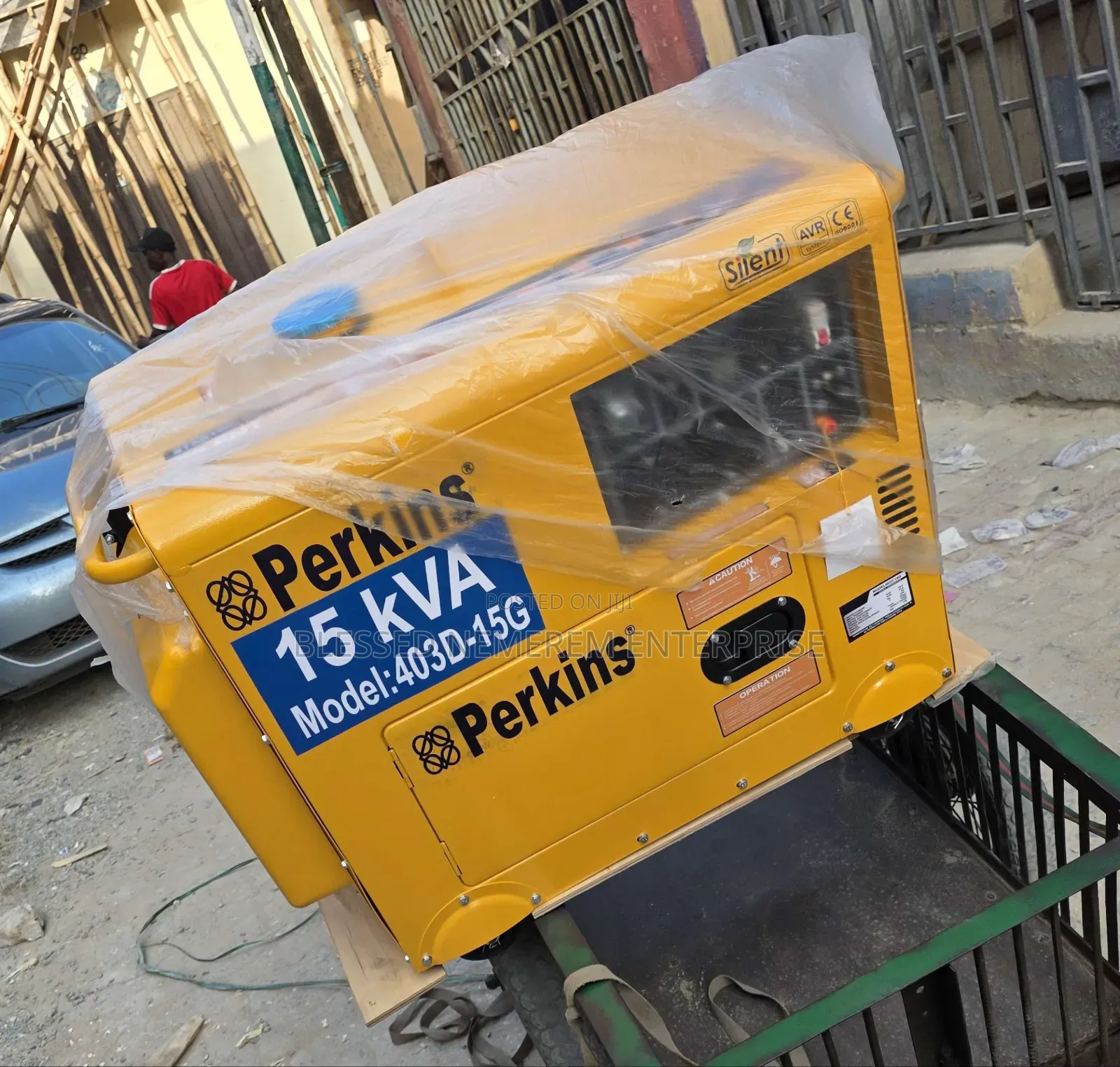 A Brand New Perkins Diesel Soundproof Gen 12.5kva 1years Wty