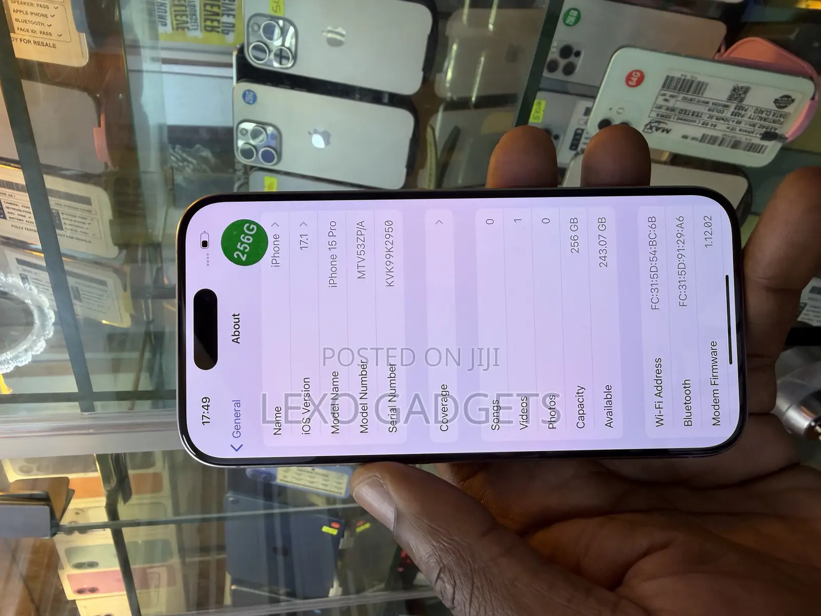 Apple iPhone 15 Pro 256 GB Silver
