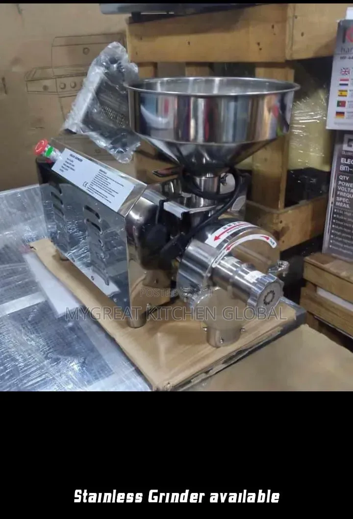 Stainless Powder Grinder 1.5kwa