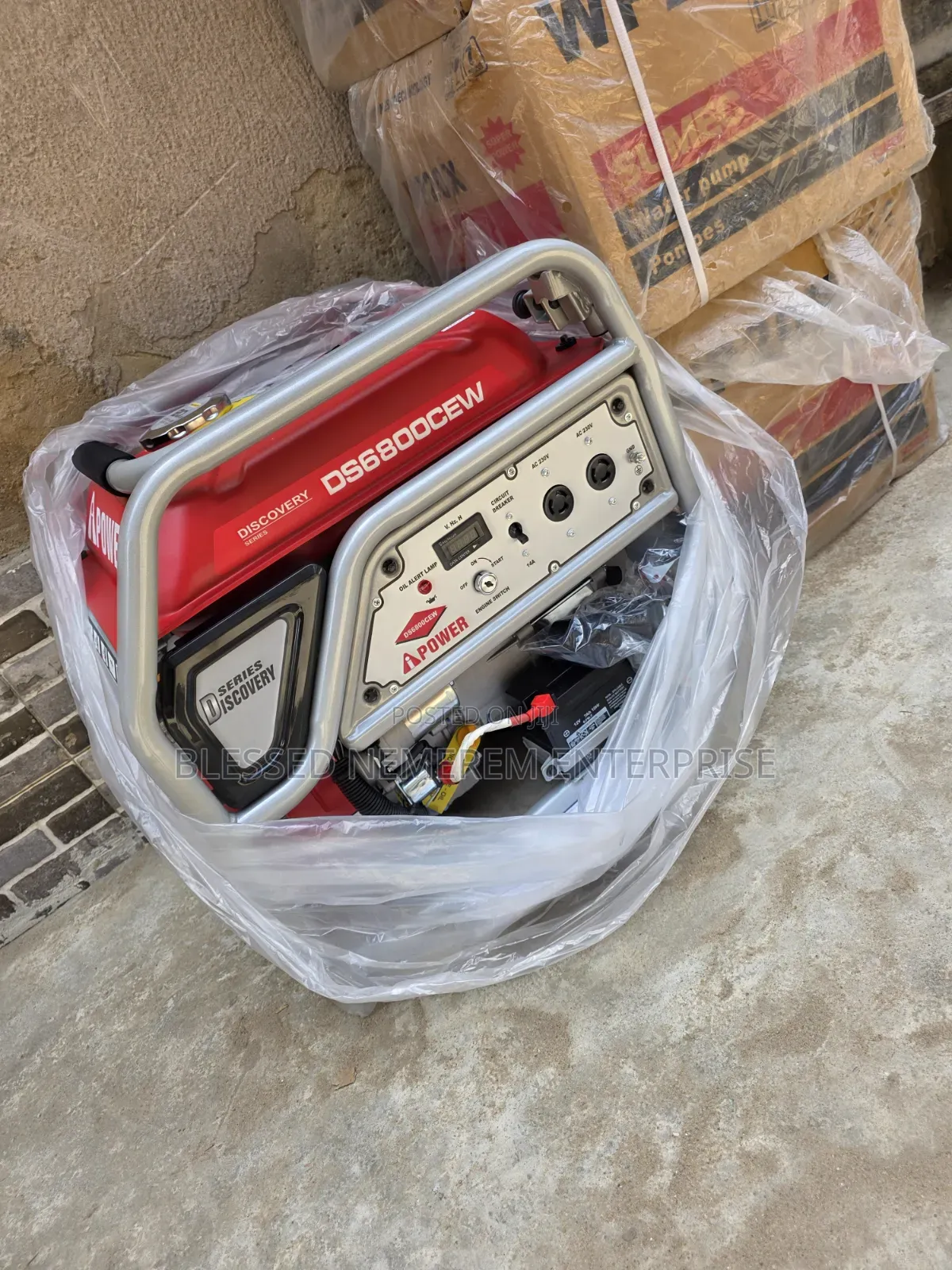 5.5va Ipower Petrol Generator Model Ds6800cew 100% Copper Coil