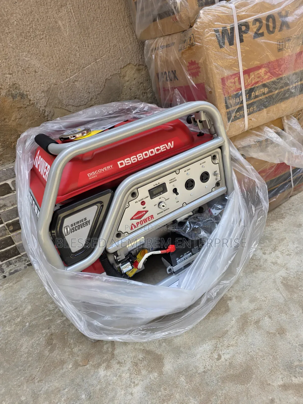 This Is Ipower 5.5kva Petrol Generator Model Ds6800cew 100%Copper Coil