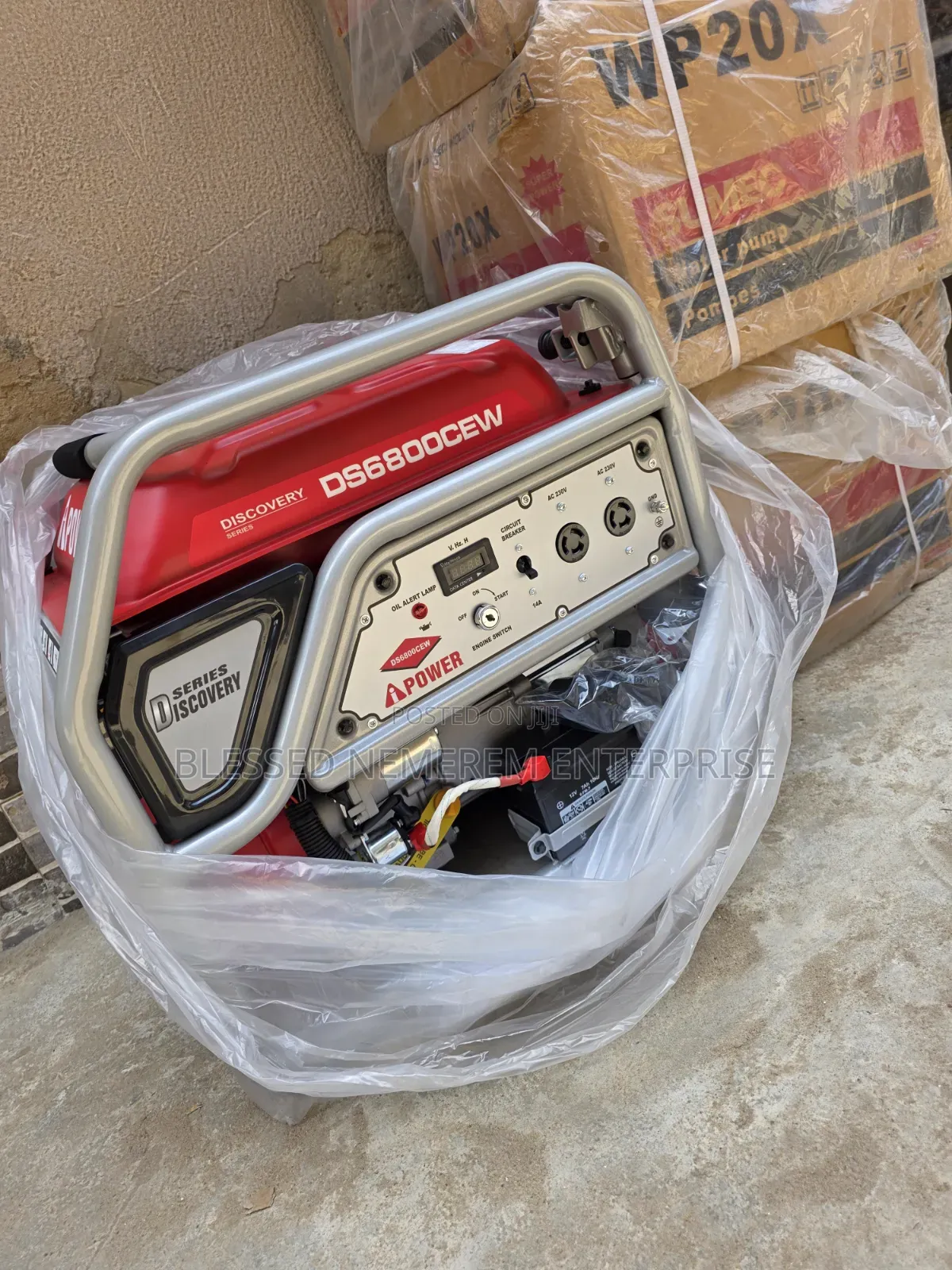 Original 5.5kva Ipower Petrol Generator 100% Copper Coil