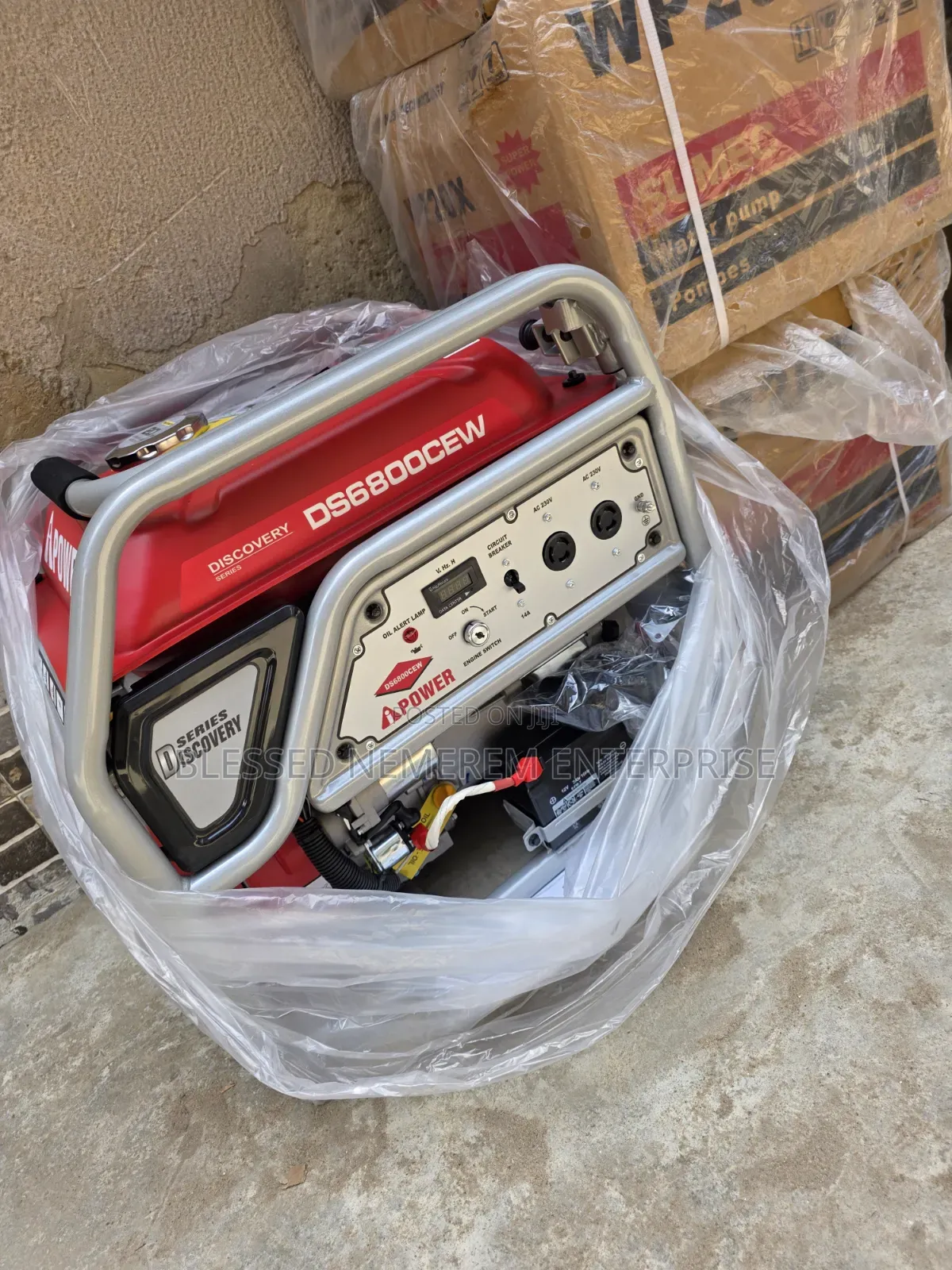 (5.5kva)Ipower Petrol Generator Model Ds6800cew 100%Copper Coil