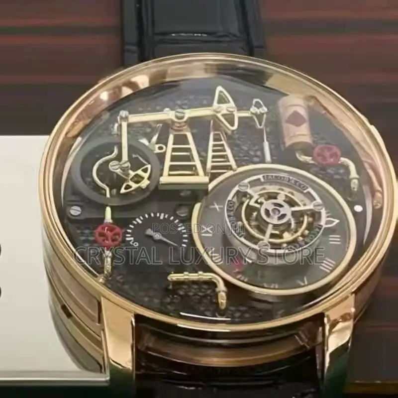 Jacob Co Quality Luxury Men Automatic Engine Wristwatch