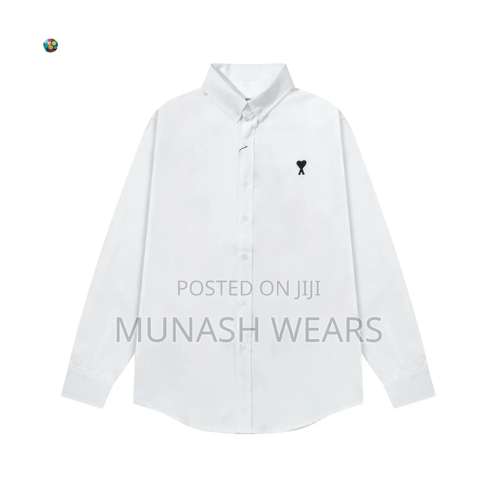 Ami Shirt Available in Blue and White