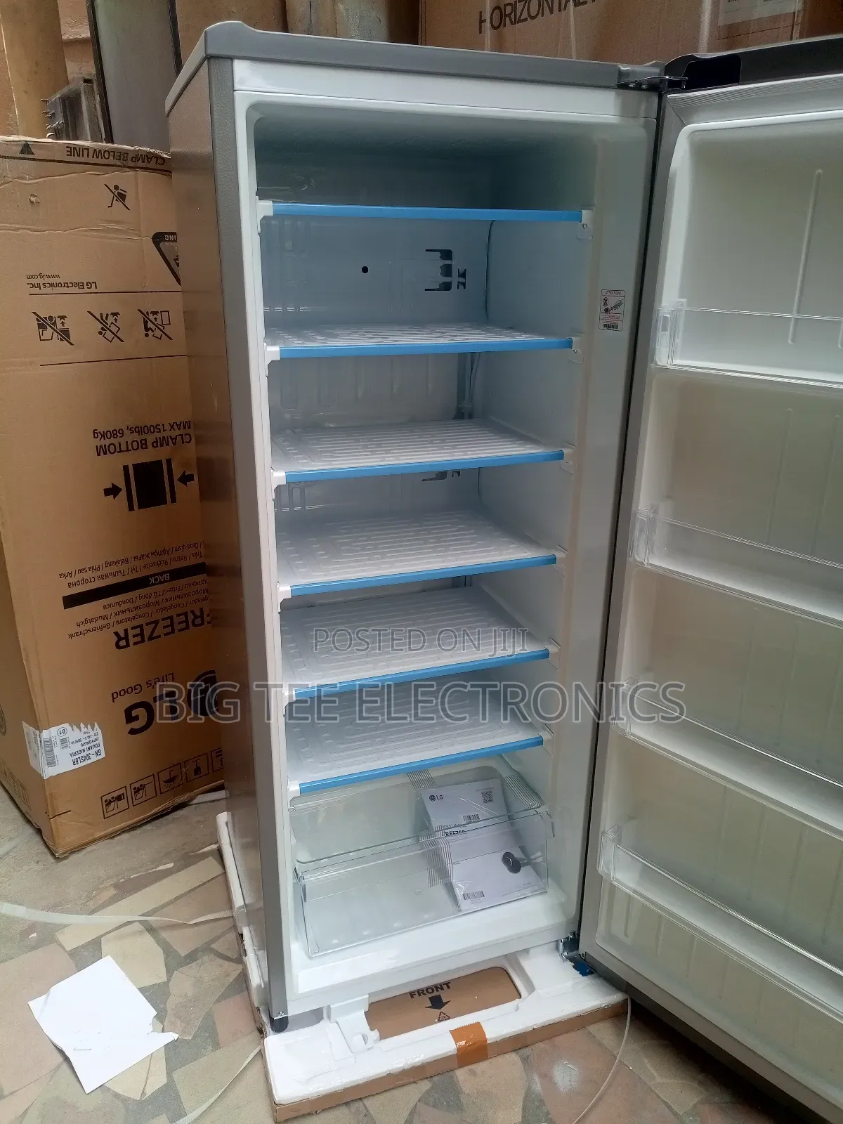 Lg Upright Freezer 6steps