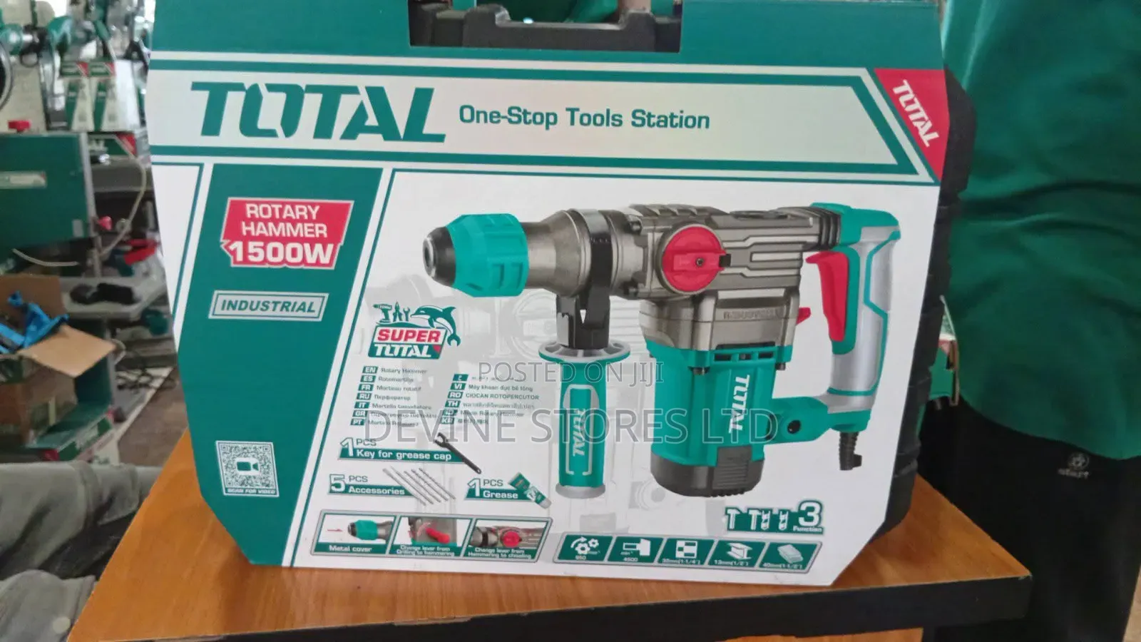 1500w Total Rotary Hammer Machine