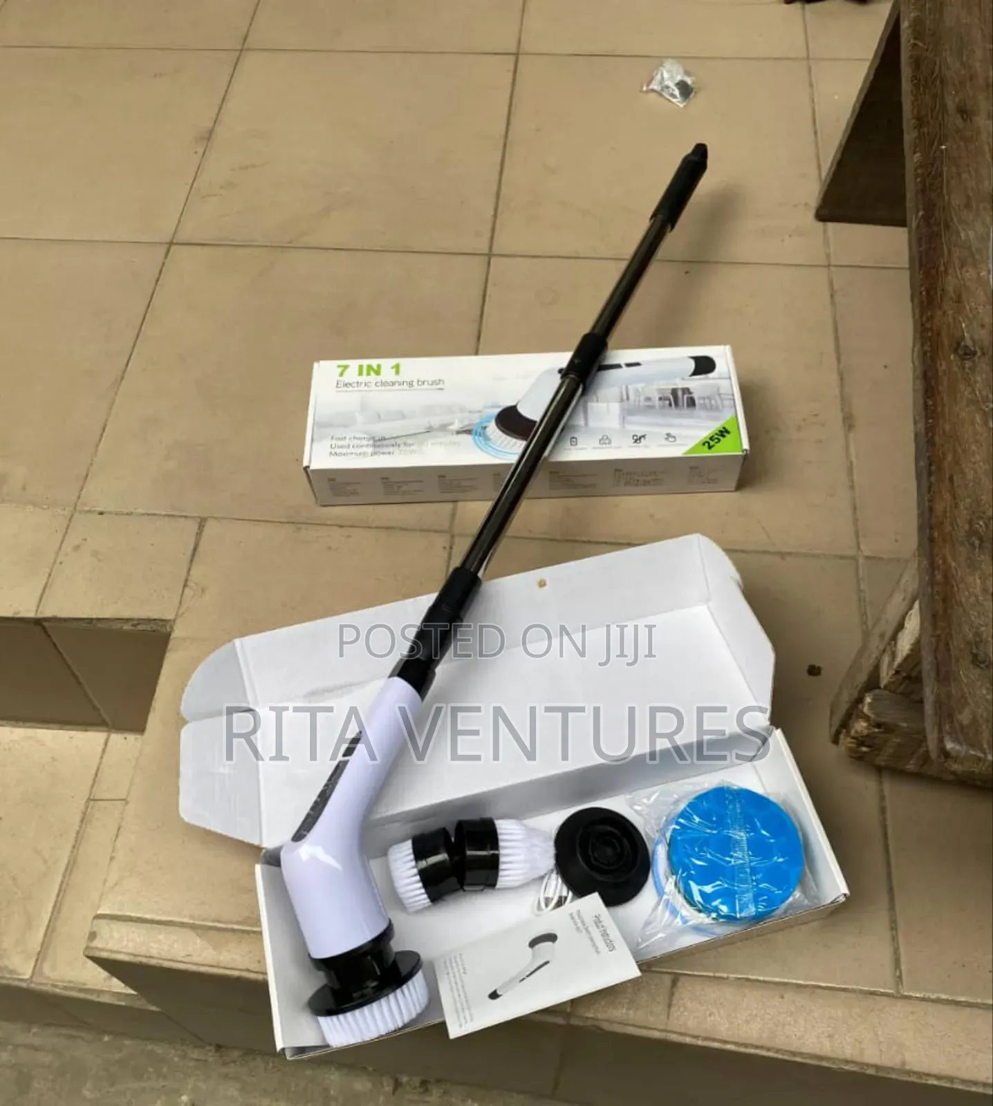 Electric Spin Scrubber, Cordless Cleaning Brush, Shower Scrubber